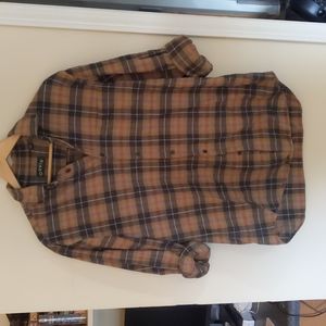 orvis flannel button down